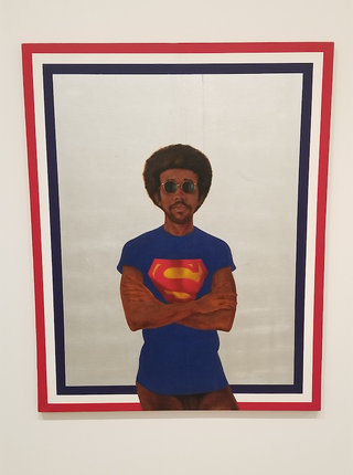 “Icon for My Superman (Superman Never Saved any Black People—Bobby Seale)“ - Barkley Hendricks, 1969